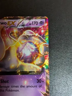 Pokemon Mewtwo EX TCG Black Star Promo Holo Card XY107 XY - Image 5