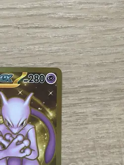 Pokemon TCG Team Rocket's Mewtwo EX 240/182 Near Mint Condition Hyper Rare Holo - Image 2