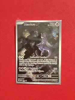 Pokemon Mewtwo TCG SVP 052 Promo Card 151 Series, Sealed - Image 1