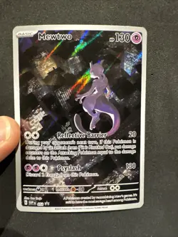 Pokemon Mewtwo TCG 151 SVP 052 Black Star Promo Card Near Mint - Image 1