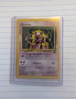 Mewtwo 14 Black Star Promo Regular 1999 WOTC Pokemon TCG MP - Image 1