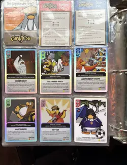 Topps Club Penguin Card-Jitsu Power Card Lot 2009 - Image 1