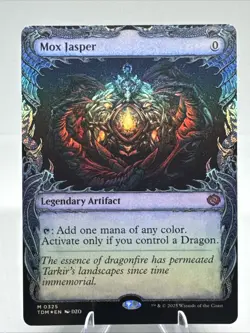 Magic the Gathering Tarkir: Dragonstorm Mox Jasper Showcase Foil Card 0325 - Image 1