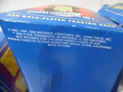 1999 Pokemon Burger King 23K Gold Plated Trading Card Lot of 3 - Image 4