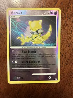 Abra 69/123 Mysterious Treasures Reverse Holo Card Lightly Played - Image 1