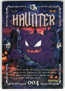 Haunter #4 - Cracked Ice Holo - Prisma Trick or Treat Cards - Pokemon - Image 1