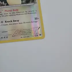 Pokemon Snorlax 118/162 Uncommon Reverse Holo Card XY Breakthrough LP Excellent - Image 3