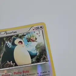 Pokemon Snorlax 118/162 Uncommon Reverse Holo Card XY Breakthrough LP Excellent - Image 5