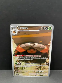 Pack Fresh ! Crustle - Destined Rivals 186/182 IR Pokemon Card NM - Image 1