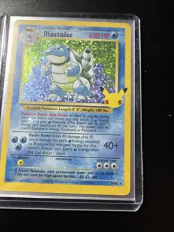 Pokemon TCG Blastoise Celebrations Classic Collection Card 2/102 - Image 2
