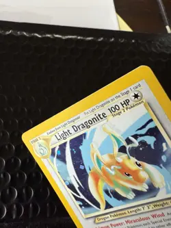Pokemon TCG Light Dragonite Neo Destiny Holo Card 14/105 Unlimited Rare LP - Image 2