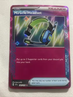 Pokemon TCG Miracle Headset Surging Sparks 183/191 Ace Spec NM Card - Image 1