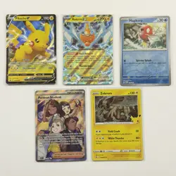 Pokemon Card Lot (5 Cards) - Vintage Modern Hyper Ultra IR SIR Reverse Holo Rare - Image 1
