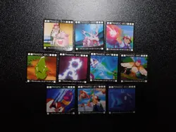 Pokemon GB Pocket Mini Card Non Holo x10 Ash Magikarp Pidgeotto etc #5732 - Image 1