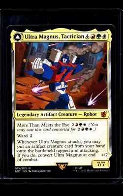2022 MTG Magic The Gathering BOT Transformers #15 Ultra Magnus Tactician - Image 1
