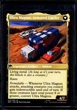 2022 MTG Magic The Gathering BOT Transformers #15 Ultra Magnus Tactician - Image 2