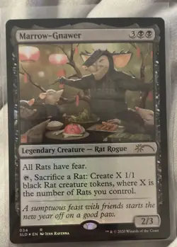 Wizards of the Coast Marrow-Gnawer Legendary Secret Lair Drop 2020 Rare Foil - Image 1