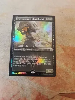 Gray Merchant Of Asphodel Foil Promo Pack MTG LP - Image 1