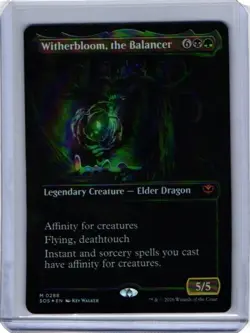 Witherbloom, the Balancer - BORDERLESS FOIL - Secrets of Strixhaven - NM 288 - Image 1
