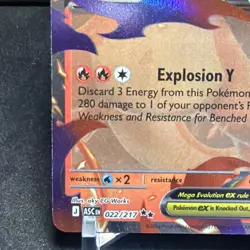 Pokemon 2026 Mega Evolution – Ascended Heroes Mega Charizard Y EX #22/217 - Image 3