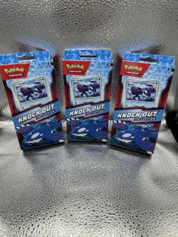 3x Pokemon TCG Knock Out Collection (Kyogre Edition) [FACTORY SEALED] - Image 1