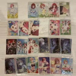 Quintessential Quintuplets Wafer Card 22 Types Semicomp - Image 1