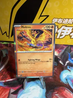 Pokemon TCG Moltres 014/094 Holo Phantasmal Flames - Image 1
