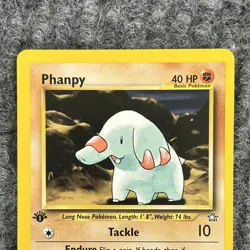 Pokemon Neo Genesis Phanpy 43/111 1st Edition Uncommon Very Good - Image 3