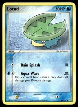 EX-NM Deoxys Lotad Common 63/107 2005 Pokemon TCG - Image 1