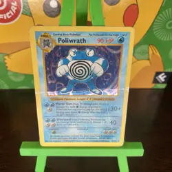 Pokemon TCG Poliwrath & Magneton Shadowless Holo Rare Cards Base Set 1999 WOTC - Image 1