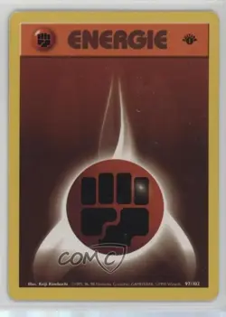 Fighting Energy German 1st Ed. Pokemon Base Set #97 1999 - Image 1