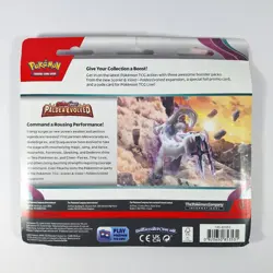 Pokemon Scarlet & Violet Paldea Evolved 3 Pack Blister Varoom Promo New Sealed - Image 2
