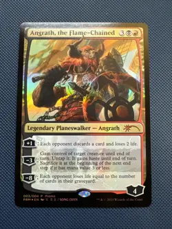 MTG Angrath, the Flame-Chained - Unique and Miscellaneous Promos (UMP) NM Foil - Image 1