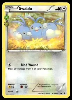 NM Generations: Radiant Collection Swablu Common RC23/RC32 Pokemon TCG - Image 1