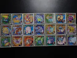 Pokemon Amada Technical Sticker Non Holo x21 Venusaur Arcanine etc #6395 - Image 1