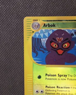 Arbok 35/165 Reverse Holo Rare (2002) Expedition Base Set E-reader Pokemon TCG - Image 3
