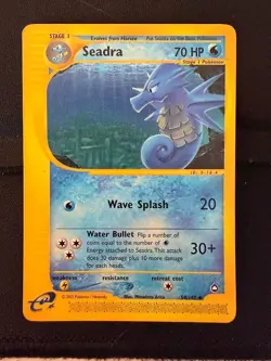 Pokemon Aquapolis Seadra Uncommon (58/147) Aquapolis NM - Image 1