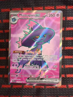 Mismagius ex #112/094 Pokemon 2025 Phantasmal Flames NM Full Art - Image 1
