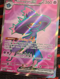 Mismagius ex #112/094 Pokemon 2025 Phantasmal Flames NM Full Art - Image 5