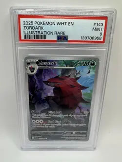 Zoroark 143/086 - PSA 9 - White Flare - Illustration Rare - Pokemon TCG - Image 1