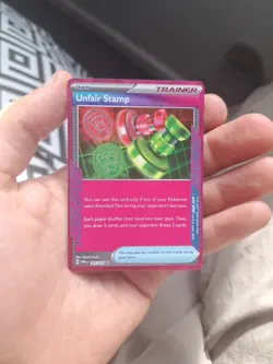 Unfair Stamp 165/167 Sv06: Pokemon Twilight Masquerade Holo - Pack Fresh - Image 1