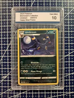2025 POKEMON MCDONALD'S COLLECTION #009/015 UMBREON PROMO GEM MINT 10 - Image 2