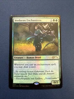 MTG Verduran Enchantress - Secret Lair Drop Series (SLD) NM Foil - Image 1