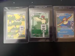 Pokemon Pidgey Pidgeotto Pidgeot ex IR SIR Lot 207 208 225 Obsidian Flames NM - Image 1