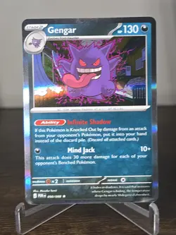 Pokemon Gengar 050/088 POR Holo Ability Mind Jack 130HP Stage 2 2026 - Image 1
