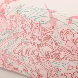Official ManaMoon Oni Blossom Ariza Dicewinder Deck Box New Yugioh Pokemon Magic - Image 2