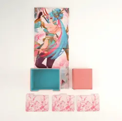 Official ManaMoon Oni Blossom Ariza Dicewinder Deck Box New Yugioh Pokemon Magic - Image 4