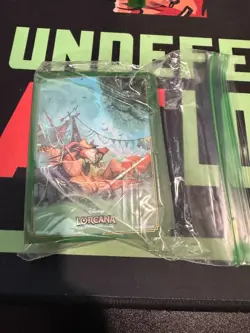 Lorcana Card Sleeves Robin Hood TCG Disney Used Once - Image 1