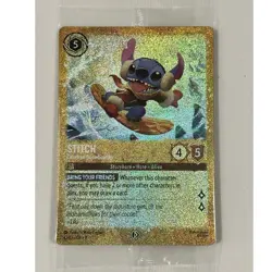 Ravensburger Disney Lorcana Stitch –Carefree Snowboarder Promo Foil 42/P3 Sealed - Image 1