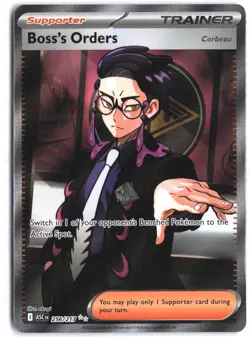 Boss's Orders [Corbeau] 256/217 Ultra Rare ME: Ascended Heroes Pokemon - Image 1